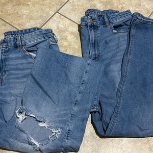 American Eagle Outfitters women's Distressed Blue Jeans